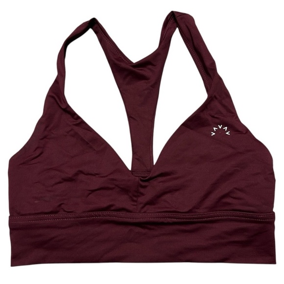 Revolve Varley Maroon Racerback Sports Bra - Picture 1 of 4